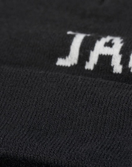Beanie Beanie Knitted in Black color