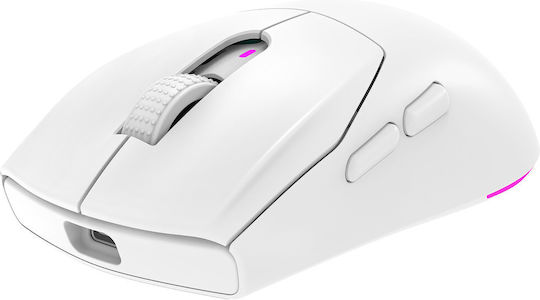 Rampage Prote M5 Pro Ασύρματο RGB Gaming Ποντίκι 26000 DPI Λευκό