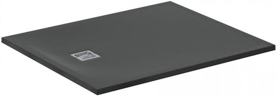 Ideal Standard Ultra Flat S+ Ορθογώνια Κεραμική Ντουζιέρα 160x100cm Μαύρη