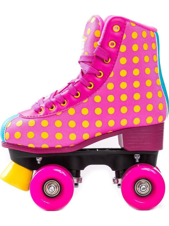 Pegas Bliss Dots Inline Rollers Ροζ Ενηλίκων/Παιδικά