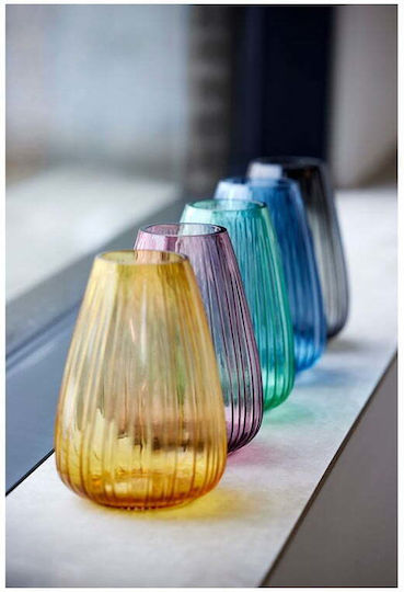 Bitz Bitz Dekorative Vase Glas Lila Y22cm