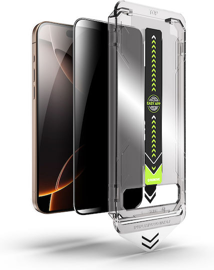 Techsuit Поверителност Закалено стъкло (iPhone 15)