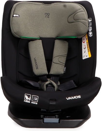 Moni Vamos Baby Car Seat i-Size with Isofix Military Green 0-36 kg