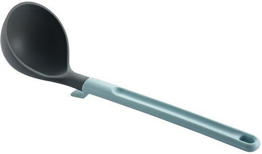 Sidirela Master Deep Pasta Colander Spoon Made of Gray Silicone 33cm