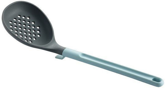 Sidirela Master Deep Pasta Colander Spoon Made of Gray Silicone 33cm