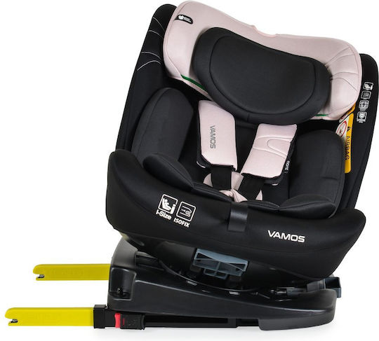 Moni Vamos Baby Car Seat i-Size with Isofix Baby Pink 0-36 kg