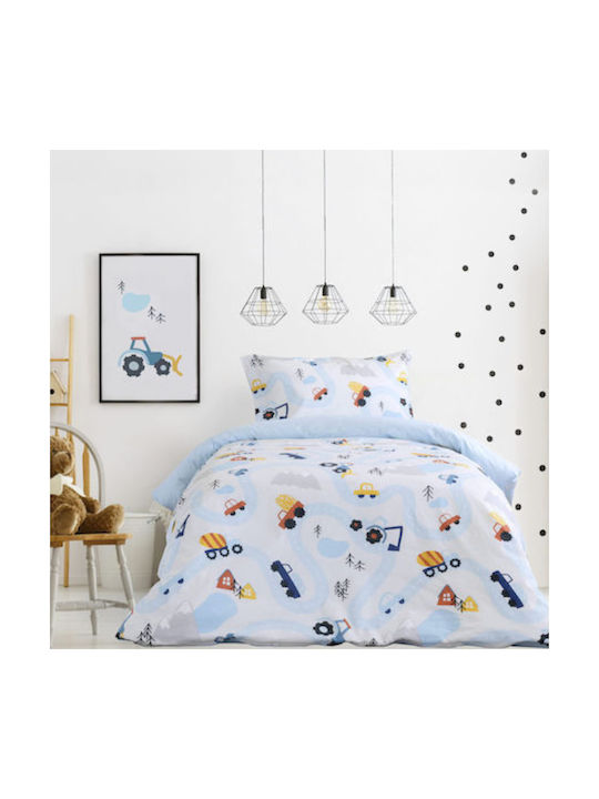 Kocoon Kids Duvet Single Light Blue 170x250cm