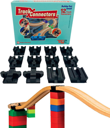 Toy2 Track Connector Builder Set Small Αξεσουάρ Σιδηρόδρομου για 4+ Ετών