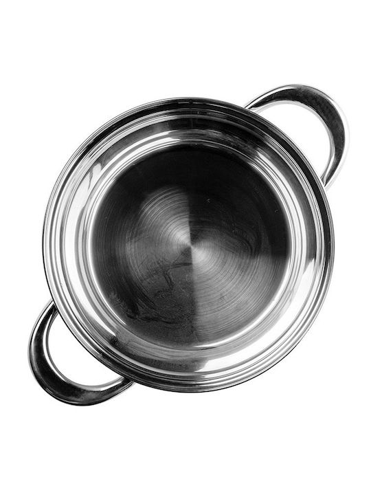 Muhler Βαθιά Ανοξείδωτη Κατσαρόλα 2.2lt / 18cm