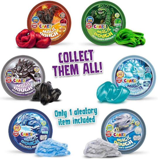 Craze Magic Dough Expert Elements Modeling Dough for 3+ Years (Various Designs) 1pc