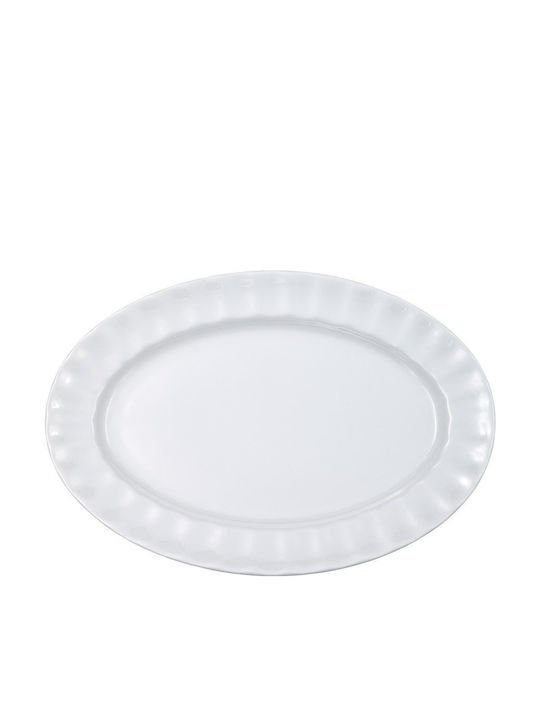 Sidirela Plate Desert made of Porcelain White with Diameter 20cm