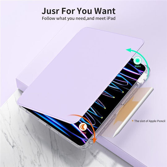 Mad Mask Flip Cover Ανθεκτική Μωβ (iPad Pro 2024 11")