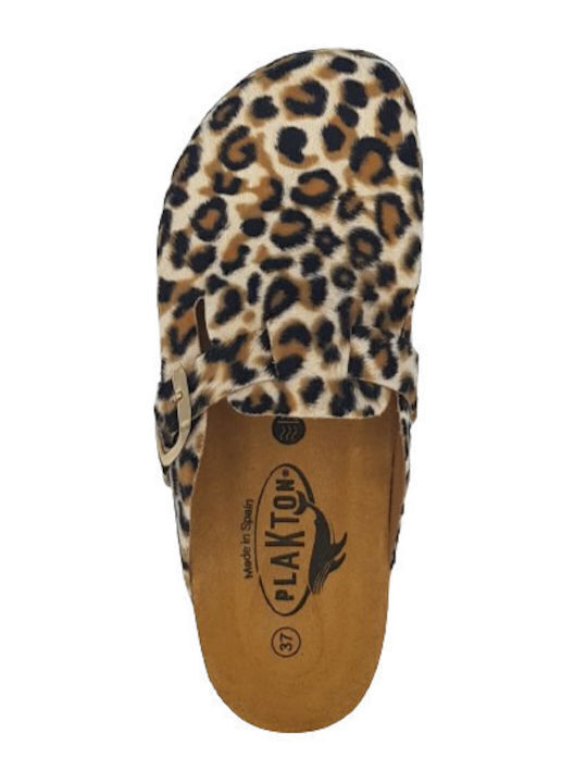 Afelpado Anatomic Women's Slippers Leopard Print