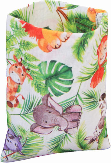 Fabric Wedding Favor Pouch Jungle Green 14×18 Set of 12 Pieces