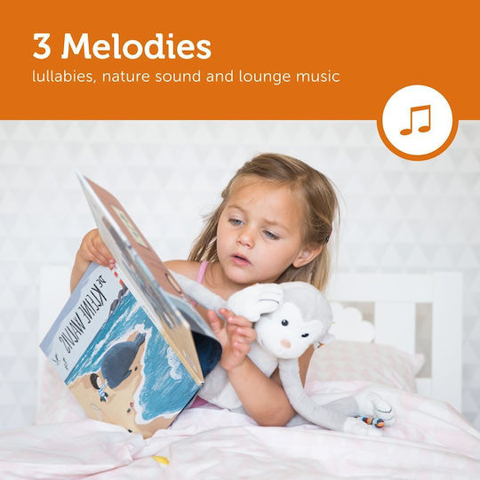 MAX Sleep Toy made of Fabric with White Noise and Light for 6++ Months