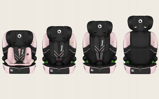Lionelo Levi Fix Baby Car Seat i-Size with Isofix Pink Baby 9-36 kg