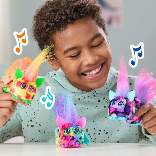 Hasbro Plush Furby DJ Furblets with Sound Dis-Co-Dazz for 6+ Years