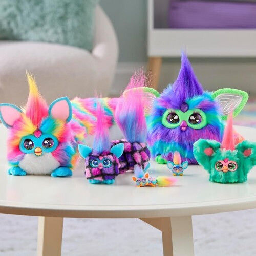 Hasbro Plush Furby DJ Furblets with Sound Dis-Co-Dazz for 6+ Years