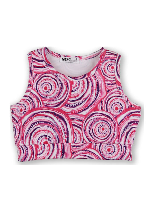 Kids' Set with Leggings Summer 2pcs Fuchsia