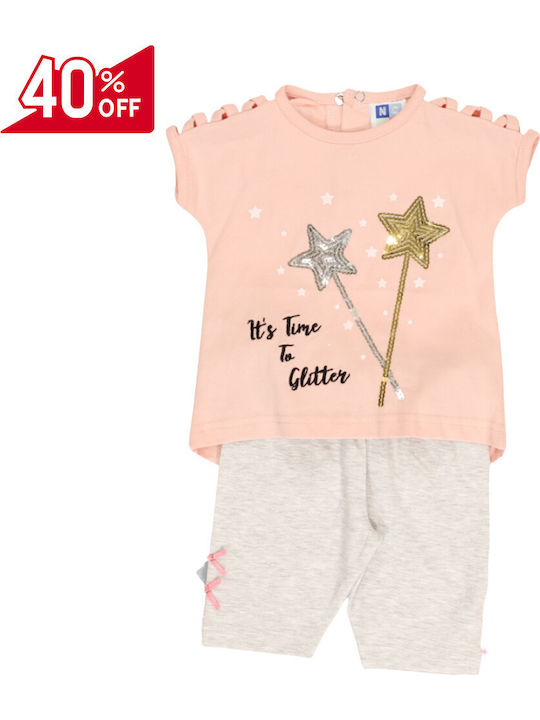 Kinder-Set mit Shorts Sommer 2Stück Rosa