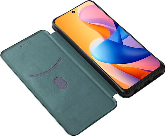 Carbon Fiber Book Πράσινο (TCL 60R 5G)