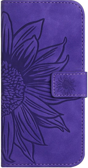 Sun Flower Wallet Violet (TCL 60R 5G)