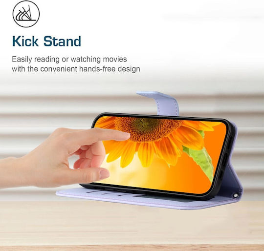 Sun Flower Wallet Violet (TCL 60R 5G)