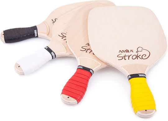 Ρακέτα Παραλίας Amila Stroke 12mm 400gr Κόκκινο Grip 42285