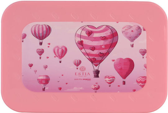 Estia Save The Aegean Plastic Kids' Food Container 0.9lt Love Ascend x x 5cm