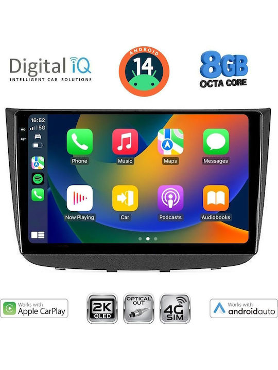 Digital IQ Car Audio System for Mercedes-Benz Vito / Viano 2003-2007 (Bluetooth/USB/WiFi/GPS/Apple-Carplay/Android-Auto) with Touch Screen 10"
