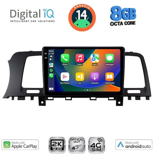 Digital IQ Ηχοσύστημα Αυτοκινήτου για Nissan Murano 2007-2014 (Bluetooth/USB/WiFi/GPS/Apple-Carplay/Android-Auto) με Οθόνη Αφής 9"