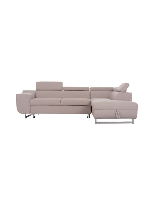 Encore Ecke Sofa Sofa mit Rechte Ecke & Stauraum Beige 285x205x90cm