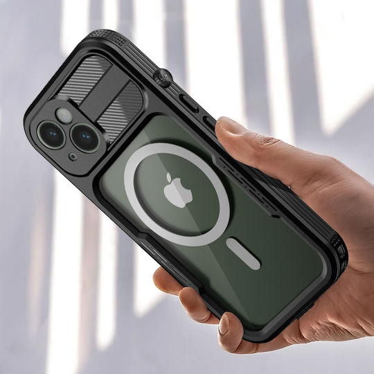 Complete Case Iphone 14 Waterproof Ip68 Redpepper Transparent Contour