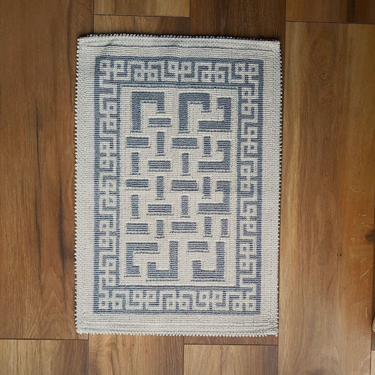 Kotonia Home Πατάκι Εισόδου Γκρι 40x60εκ. Γκρι