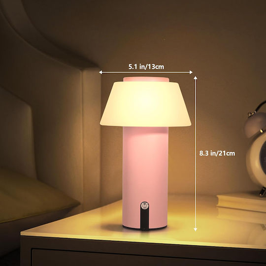 Lampa Ecvivk Декоративна Лампа Форма на гъба Розов