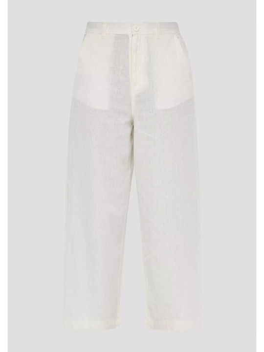 Damen Stoff Hose White