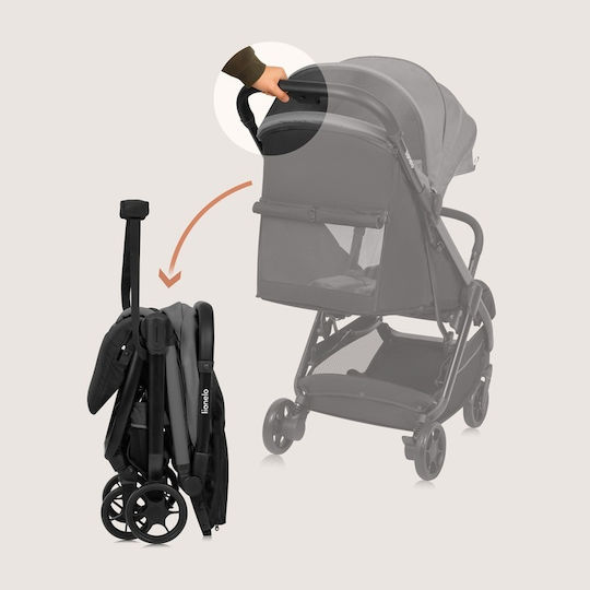 Lionelo Julie Air Kinderwagen Geeignet ab 6+ Monaten Gray Stone