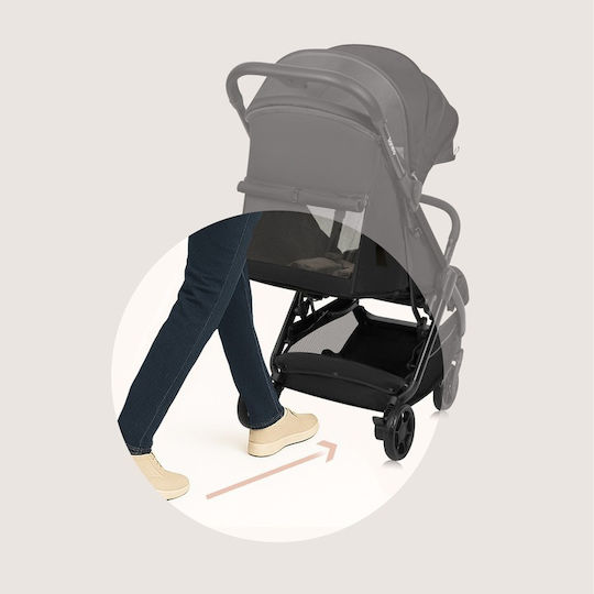 Lionelo Julie Air Baby Stroller Suitable from 6+ Months Black Onyx