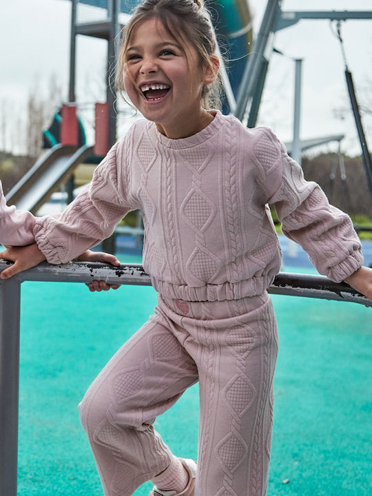 Kids' Set with Pants Winter 2pcs Pink