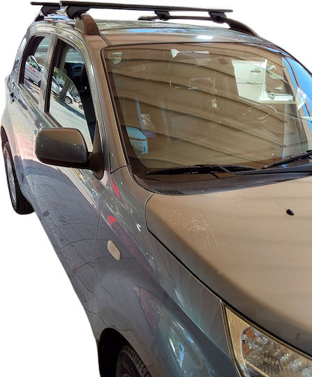 Nordrive Kit Car Roof Bars Legs Nordrive Silenzio Aluminum Black Daihatsu Terios 2006-2013 2 Pieces Mb.dterios.09
