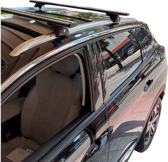 Nordrive Kit Car Roof Bars Legs Nordrive Silenzio Aluminum Peugeot 3008 2016-2020 2 Pieces M.peugeot3008.01
