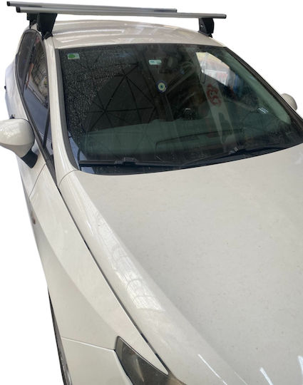 Menabo Kit Car Roof Bars with Roof Rack Legs Menabo Aluminum Al2 Seat Ibiza 2008-2017 2 Pieces Mb.sibiza.23