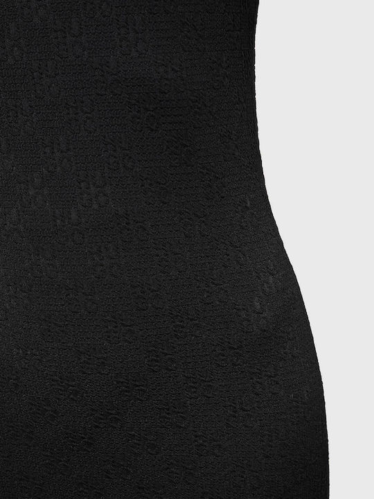Naironi Summer Mini Dress Black