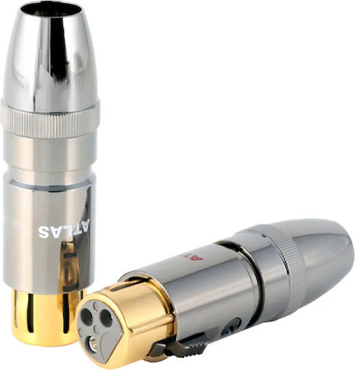 Atlas Cables Equator Cablu XLR de sex masculin - XLR de sex feminin Alb 2m