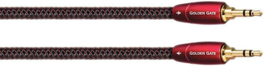 Audioquest 3.5mm Jack Cable 3.5mm Male - 3.5mm Female Black 2m With Gold Plated Terminals Golden Gate
