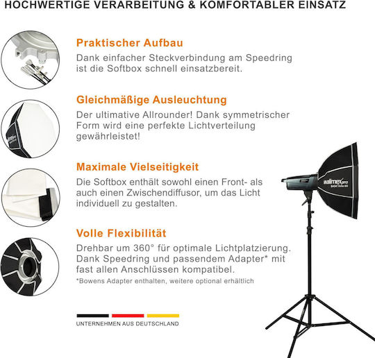 Walimex Pro Softbox Basic Octa 60