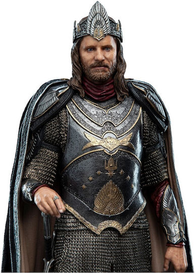 Weta Workshop Lord of the Rings: King Aragorn Figure height 34cm at Scale 1:6