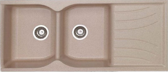 Sanitec Classic Ένθετος από Συνθετικό Γρανίτη Μ115xΠ50cm