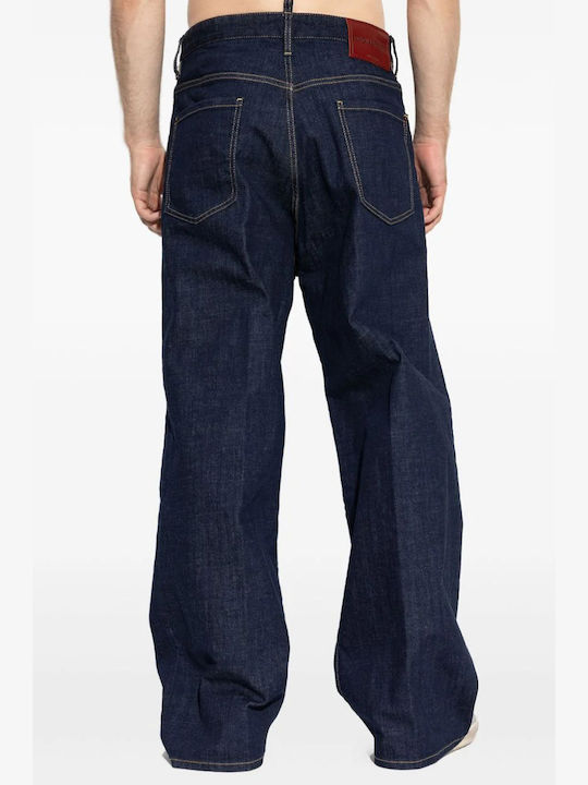Dsquared2 Men's Jeans Pants Loose Fit Navy Blue
