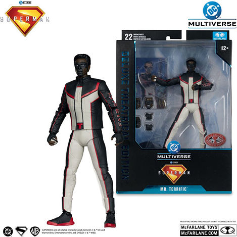 Superman Superman 2025: Mr. Terrific Φιγούρα Δράσης ύψους 18εκ. σε Κλίμακα 1:10